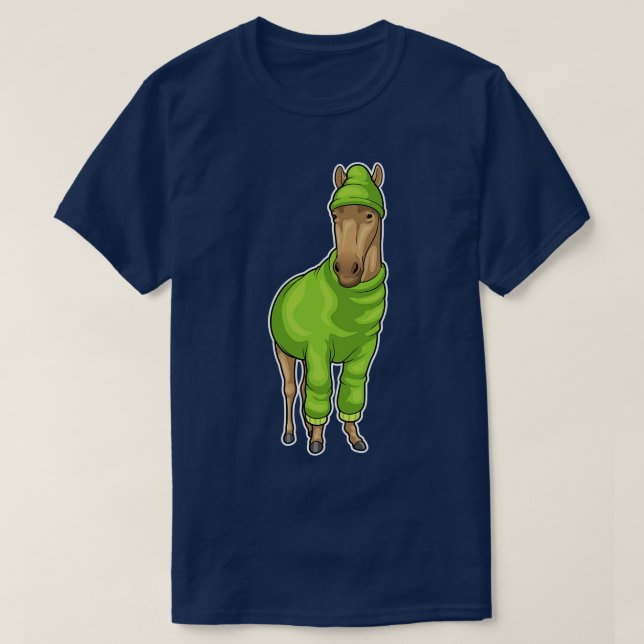 Camiseta Horse Sweater Beanie (Frente do Design)