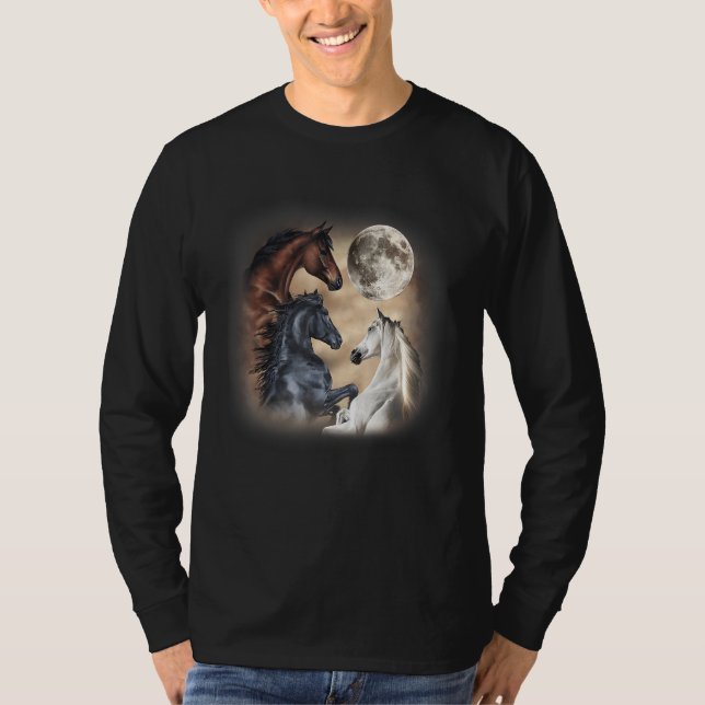 Camiseta Horse Três Lua 3 Lobos (Frente)