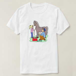 Camiseta Horse Vet Theme Equine Veterinarian