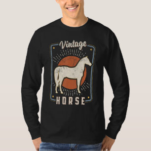 Camiseta Horse Vintage Retro Classic Animal Love