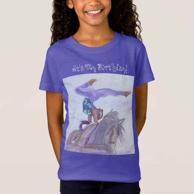 Camiseta Horse Vulting Birthday Kid (Frente)