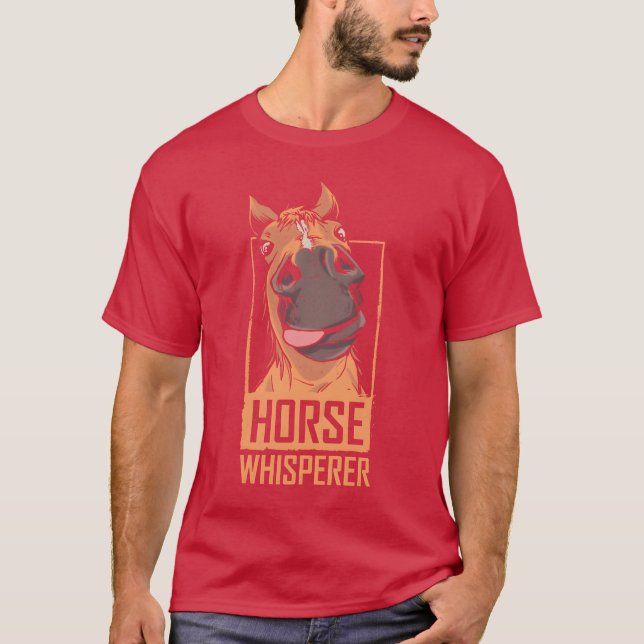 Camiseta Horse Whisperer Rider Lover Garota Equestre (Frente)