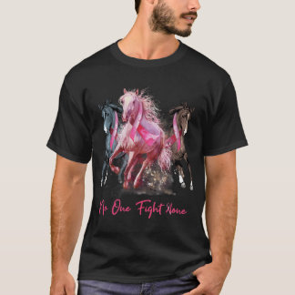 Camiseta Horse With Breast Cancer Awareness Women 