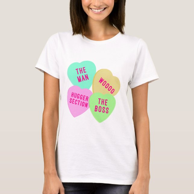 Camiseta Horse Women Candy Hearts (Frente)