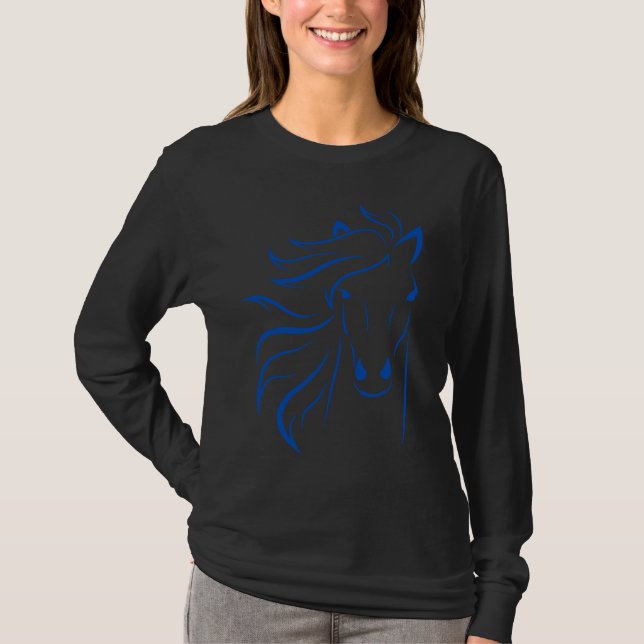 Camiseta Horse   Women's Equestrian Men Horseback Riding (Frente)