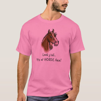 Camiseta Horseface, olha-o. É cara do CAVALO do ol!