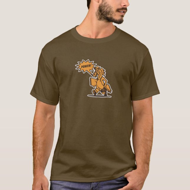 Camiseta Horsepower para compradores Granger (ócul (Frente)