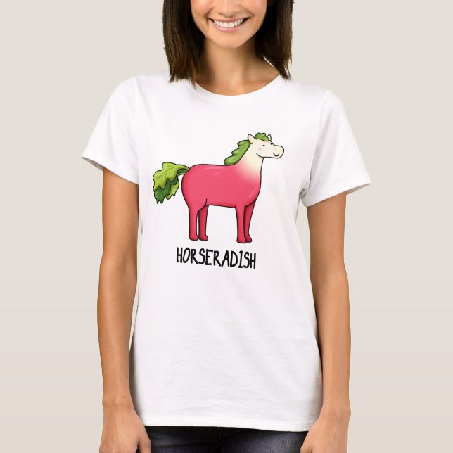 Camiseta Horseradino Funny Horse Pun (Frente)
