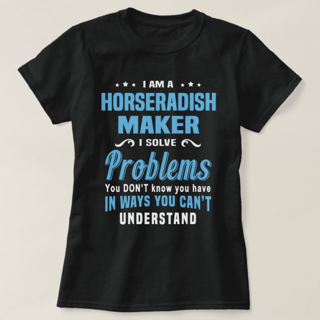 Camiseta Horseradish Maker (Frente do Design)