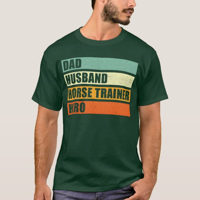 Camiseta Horserainer Pai Marido Hero (Frente)