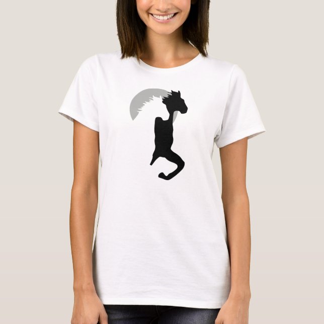 Camiseta Horses running together t-shirt (Frente)