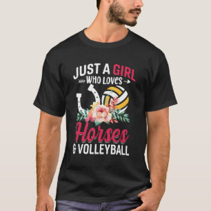 Camiseta Horses Voleibol Apenas Um Que Ama