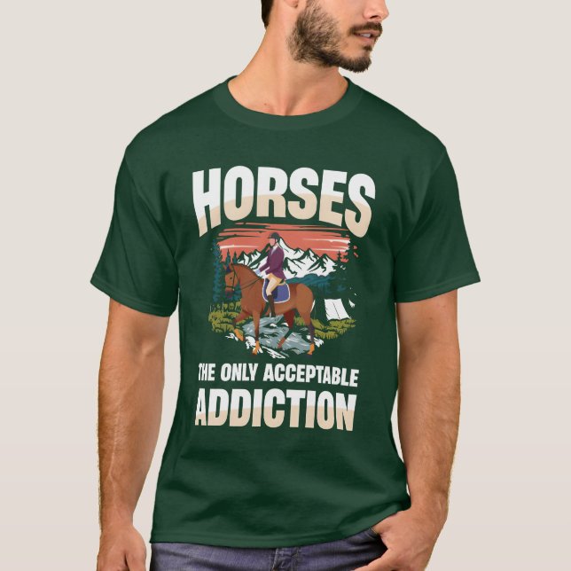 Camiseta Horseshe Apenas Vício Aceitável (Frente)