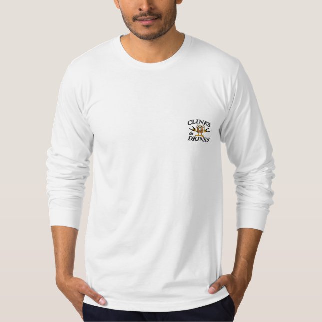 Camiseta HorseShoes "Clink" Long Sleeve American Roupa (Frente)