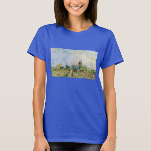 Camiseta Horta em Montmartre por Vincent van Gogh
