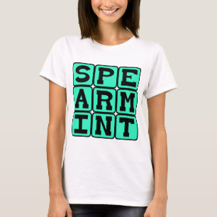 Camiseta Hortelã, Sabor de Goma de Mascar