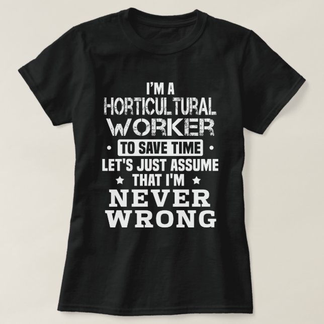 Camiseta Horticultura (Frente do Design)