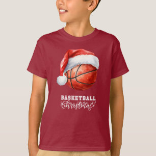 Camiseta Horto de basquete para a festa de Natal