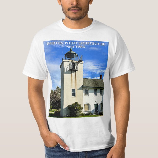 Camiseta Horton Point Lighthouse, New York T-Shirt (Frente)