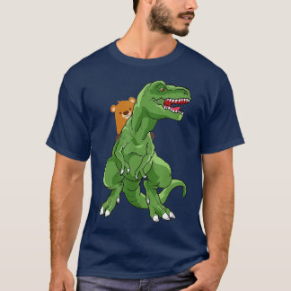 Camiseta Horund Hog Day Dinossaur Gift Shadow Men Miúdas