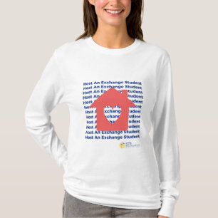 Camiseta Hospedar Estudantes Em Troca - Mulheres De Longa F