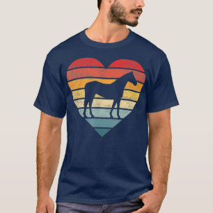 Camiseta Hóspede do Cavalo Presente Horseback Andando Eques