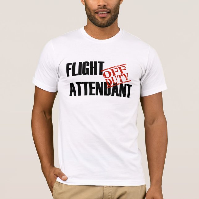 Camiseta Hospedeiros de bordo fora de serviço (Frente)