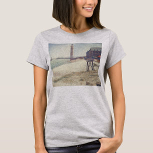 Camiseta Hospice e Farol, Honfleur por Georges Seurat