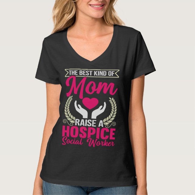 Camiseta Hospice Social Worker Mom Merch Gifts For Social W (Frente)