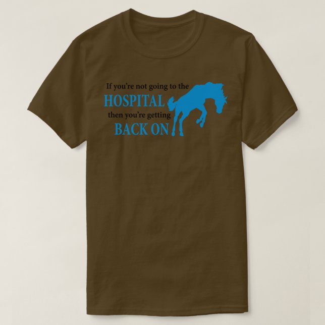 Camiseta Hospital Bucking Horse (Frente do Design)