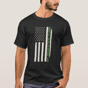 Camiseta Hospital de Enfermagem Patriótico Médico Saúde Men