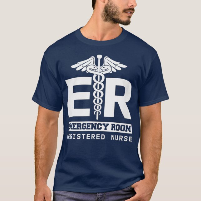 Camiseta Hospital de Enfermeiros Registrados da Sala de Eme (Frente)
