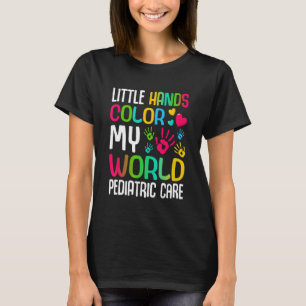 Camiseta Hospital Enfermeiro - Pequenas Mãos Colorem Minha