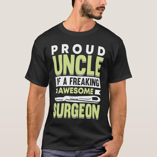 Camiseta Hospital Surgery Medical Doctor Surgeon Uncle (Frente)