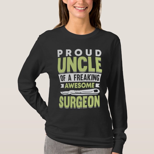 Camiseta Hospital Surgery Medical Doctor Surgeon Uncle (Frente)