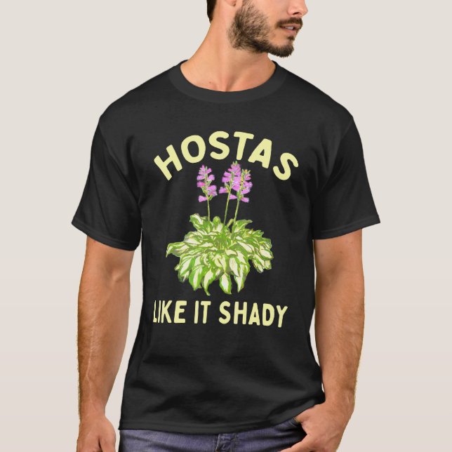 Camiseta Hostas Como Shady Garden Shade Loving (Frente)