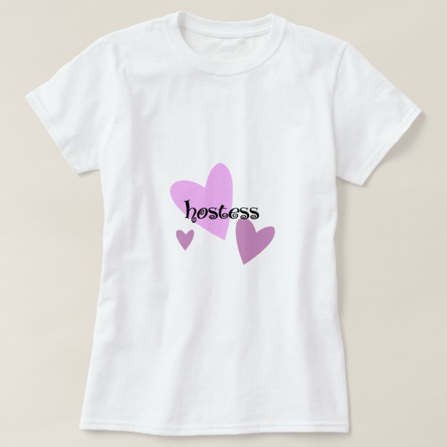 Camiseta Hostess (Frente do Design)