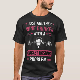 Camiseta Hosts De Podcast De Bebê De Vinho