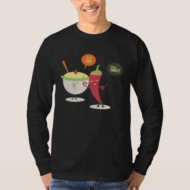 Camiseta Hot and Sweet Chili Pepper Ice Cream (Frente)