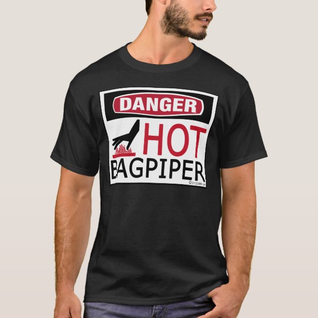 Camiseta Hot Bagpiper (Frente)