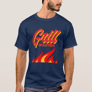 Camiseta Hot BBQ GrillMaster para chef cozinheiro