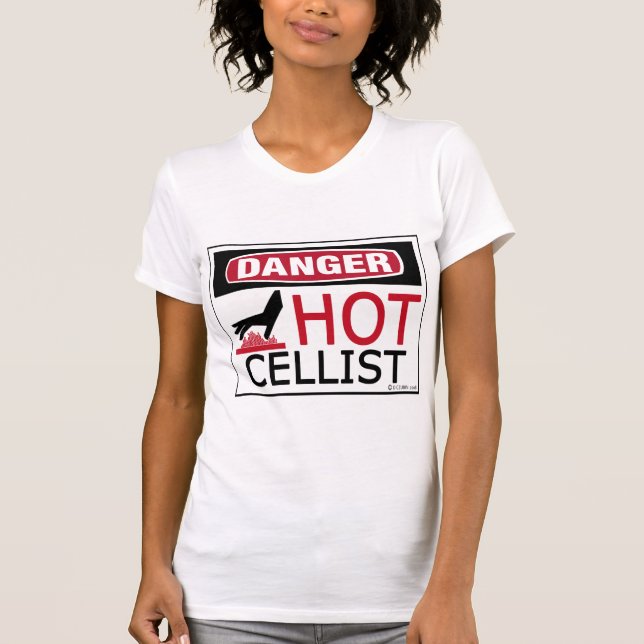 Camiseta Hot Cellist (Frente)