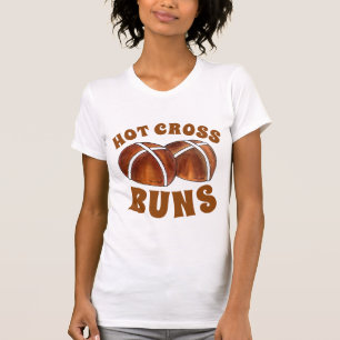 Camiseta Hot Cross Buns British Comida Baery Bakery