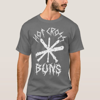 Camiseta Hot Cross Buns Engraçado Gravador Música Irônica P