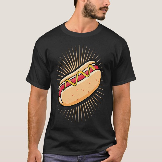 Camiseta hot dog  for  for fans of wiener (Frente)