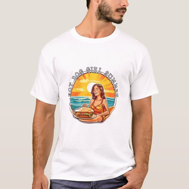 CAMISETA HOT DOG GIRL VERÃO (Frente)