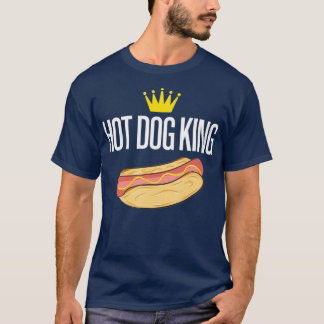 Camiseta Hot Dog King Engraçado