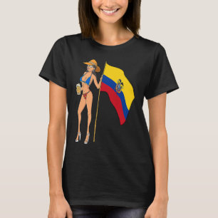 Camiseta Hot Fan Girl Equador