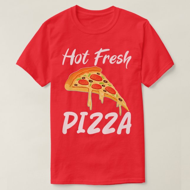 Camiseta Hot Fresh Pizza Snack Pizzalove Pizza 531 890 (Frente do Design)