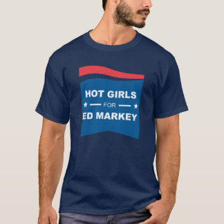 Camiseta Hot Girls para Ed Markey Oversize